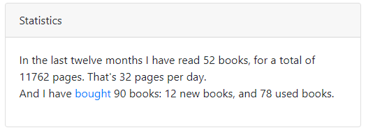 How I read 52 books in a year
